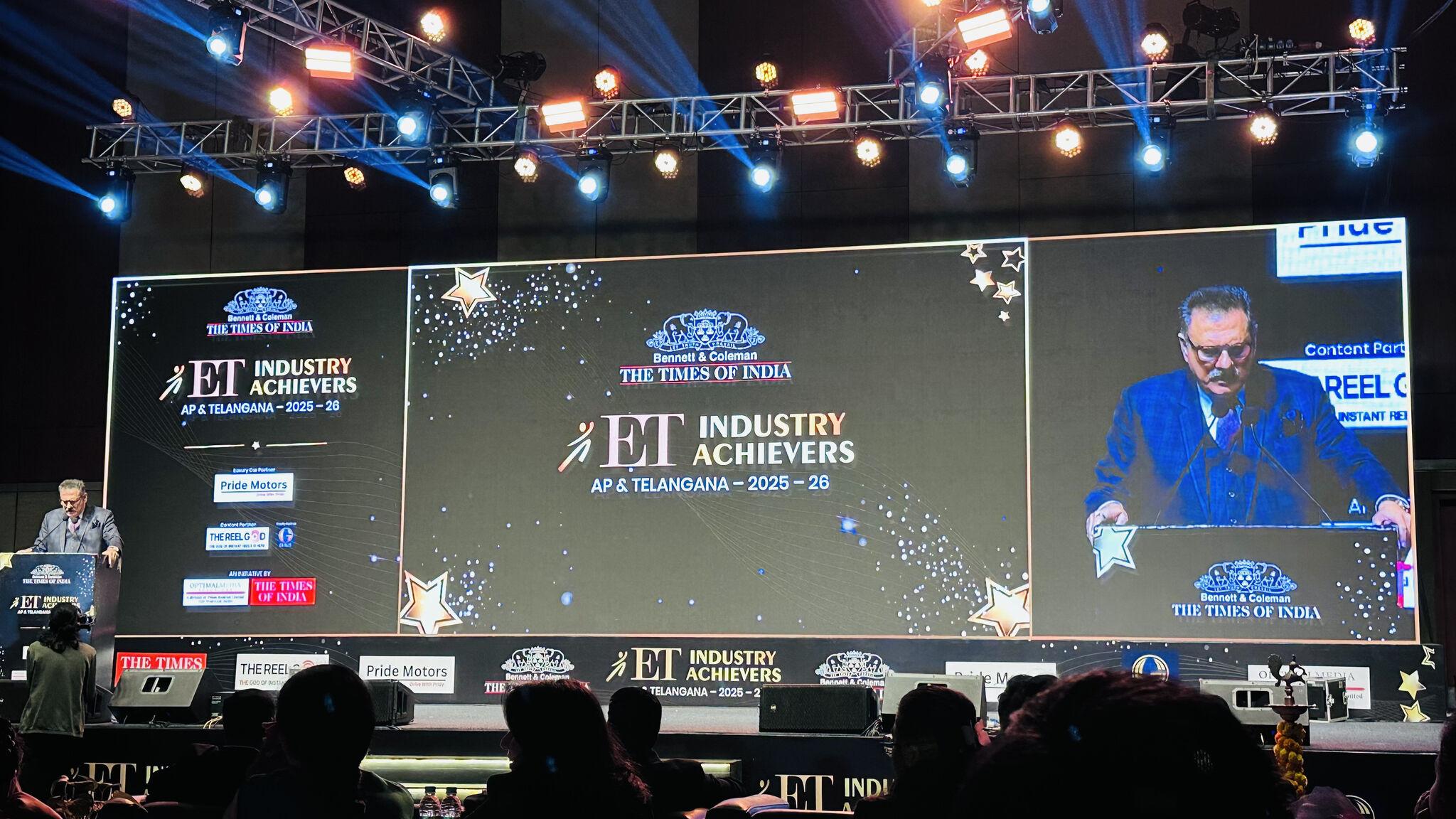 ET Industry Achievers, AP & Telangana 2025–26